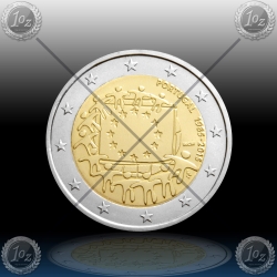 2 EVRO PORTUGALSKA  2015 "30. obletnica EU zastave" UNC